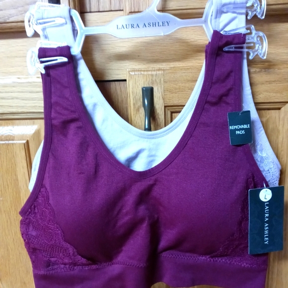Laura Ashley Intimates & Sleepwear New Laura Ashley 2 Wireless Sports Bras Large Poshmark